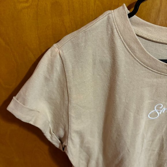 Hollister “Smile” Embroidered Boxed Shirt Cuffed‎ Sleeves - Picture 4 of 15